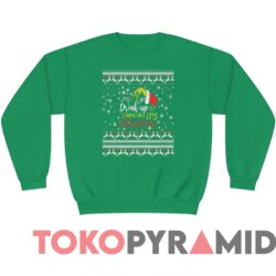 Rare Vintage Drink Up Grinches Ugly It's Christmas Sweatshirt 4 Rare Vintage Drink Up Grinches Ugly It's Christmas Sweater Kelly Long sleeved