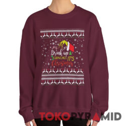 Rare Vintage Drink Up Grinches Ugly It's Christmas Sweatshirt