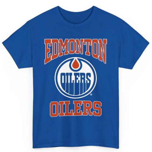 Rare Vintage Edmonton Oilers Logo Shirt