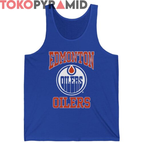 Rare Vintage Edmonton Oilers Logo Shirt