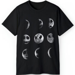 Rare Vintage Face of Jack Skellington Scary Moon Shirt 5 Rare Vintage Face of Jack Skellington Scary Moon Shirt
