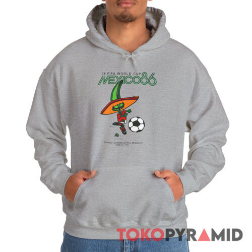 Rare Vintage Fifa World Cup 1986 Hoodie