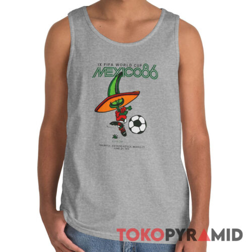 Rare Vintage Fifa World Cup 1986 Tank Top