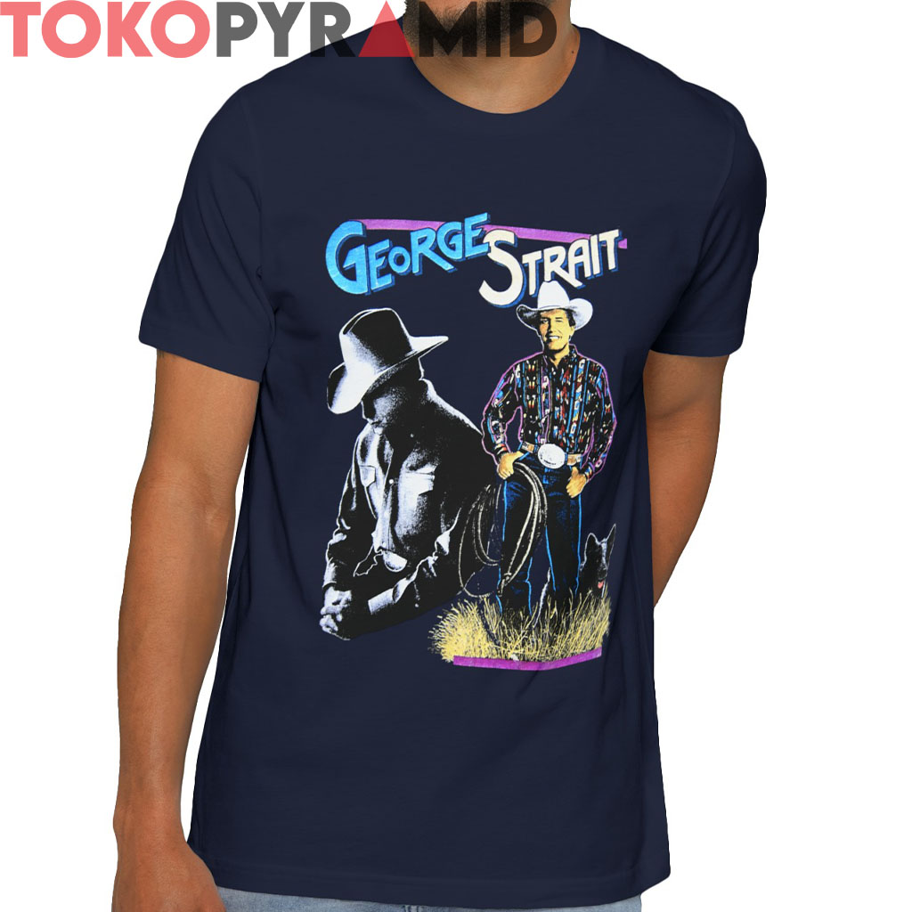 Rare Vintage George Strait 1992 Tour Shirt - TokoPyramid