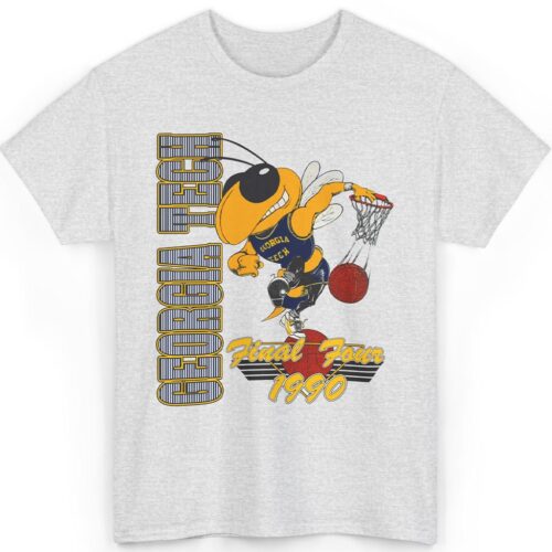 Rare Vintage Georgia Tech Final Four 1990 Shirt