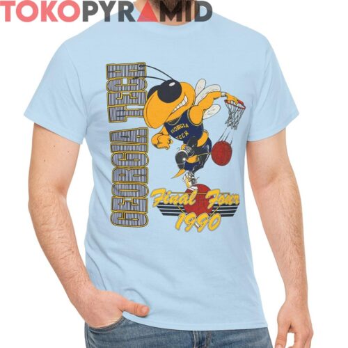 Rare Vintage Georgia Tech Final Four 1990 Shirt