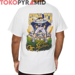 Rare Vintage Georgia Tech Yellow Jackets Shirt 2 Sided