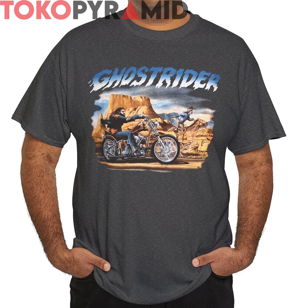 Rare Vintage Ghost Rider David Mann Shirt Rare Vintage Ghost Rider David Mann Shirt