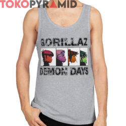 Rare Vintage Gorillaz Demon Days Shirt 4 Rare Vintage Gorillaz Demon Days Shirt
