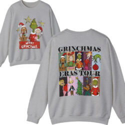Rare Grinch Christmas Merry Grinchmas Eras Tour Shirt 7 Rare Vintage Grinch Christmas Merry Grinchmas Eras Tour 2 Sided