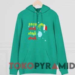 Rare Vintage Grinch Hand Holding Mask 2020 Stink Stank Stunk Sweater GoGreen Hoodie