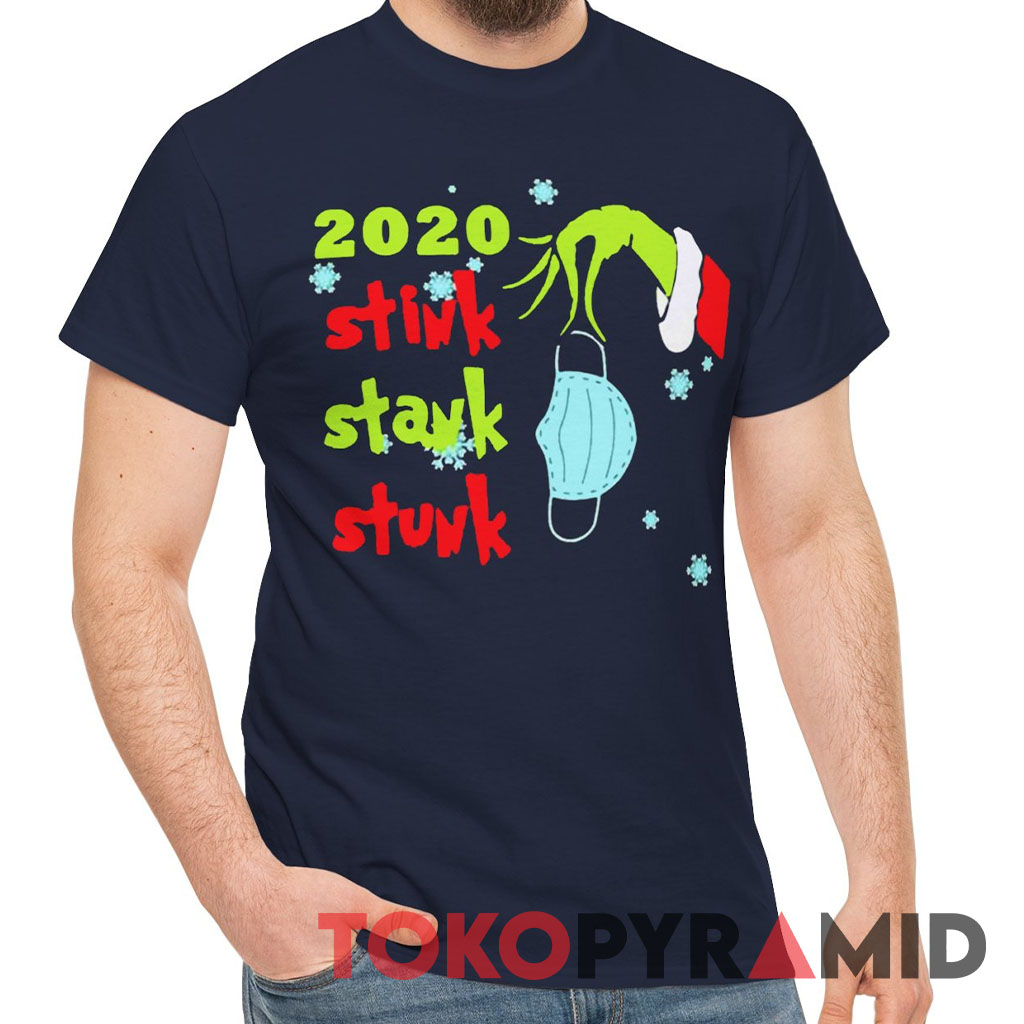 Rare Vintage Grinch Hand Holding Mask 2020 Stink Stank Stunk Tee Rare Vintage Grinch Hand Holding Mask 2020 Stink Stank Stunk Tee
