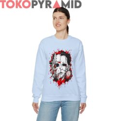 Rare Vintage Halloween Horror Movie Mashup Face Shirt