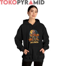 Rare Vintage Halloween RIP Horror Cat Head Shirt