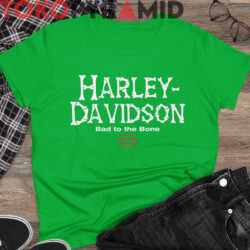 Rare Vintage Harley Davidson Bad To The Bone Shirt
