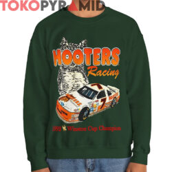 Rare Vintage Hooters Racing 1992 Winston Cup Champion Shirt