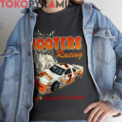 Rare Vintage Hooters Racing 1992 Winston Cup Champion Shirt