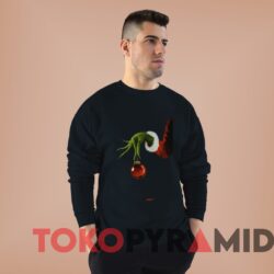 Rare Vintage How The Grinch Stole Christmas Movie Promo Sweater Man Black Sweater