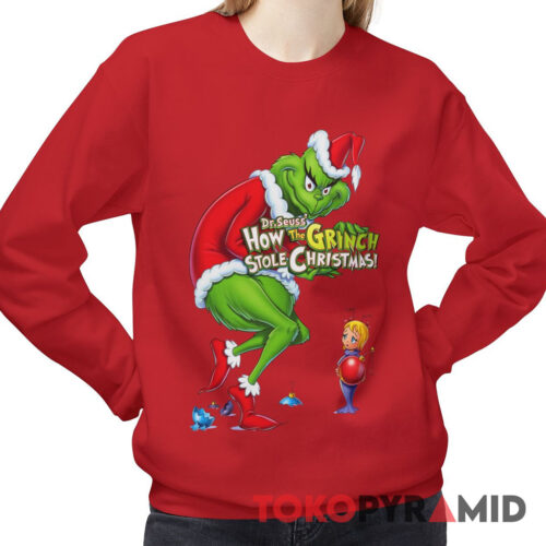 Rare Vintage How The Grinch Stole Christmas Sweatshirt Front