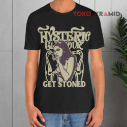 Rare Vintage Hysteric Glamour Get Stoned Black T shirt
