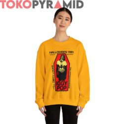 Rare Vintage Iggy Pop Halloween 1981 Mosque Ballroom Shirt 3 Rare Vintage Iggy Pop Halloween 1981 Mosque Ballroom