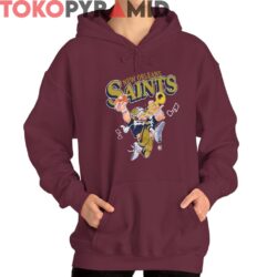 Rare Vintage Jack Davis New Orleans Saints Shirt 2 Rare Vintage Jack Davis New Orleans Saints Shirt