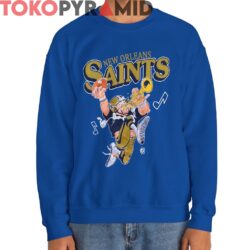 Rare Vintage Jack Davis New Orleans Saints Shirt 3 Rare Vintage Jack Davis New Orleans Saints Shirt