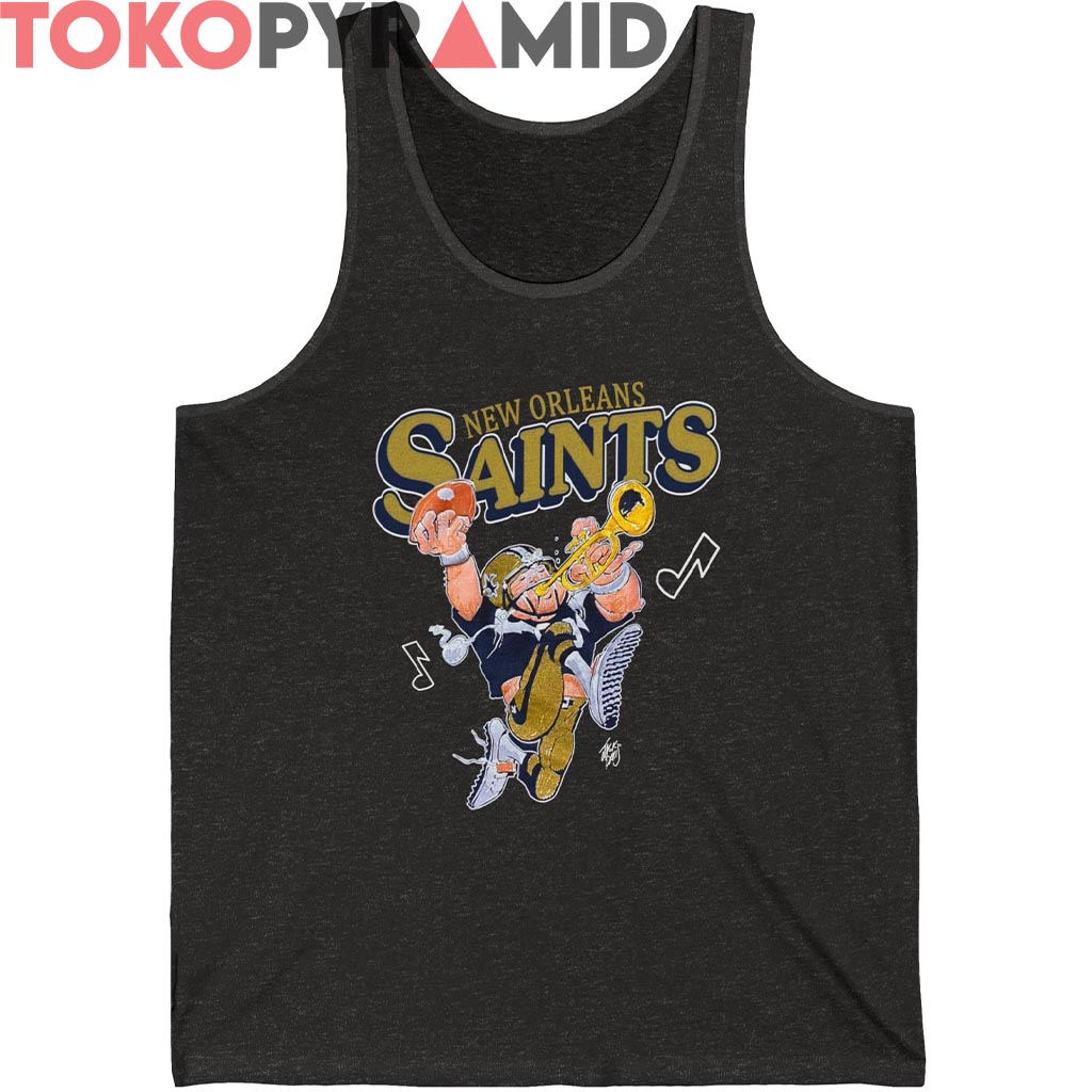 Rare Vintage Jack Davis New Orleans Saints Shirt Rare Vintage Jack Davis New Orleans Saints Shirt