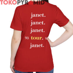 Rare Vintage Janet 93-94 Tour Shirt 2 Rare Vintage Janet 93 94 Tour Shirt