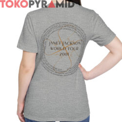 Rare Vintage Janet Jackson All For You Shirt 2001 World Tour 2 Rare Vintage Janet Jackson All For You Shirt 2001 World Tour