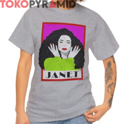 Rare Vintage Janet Jackson Shirt Patrick Nagel Art