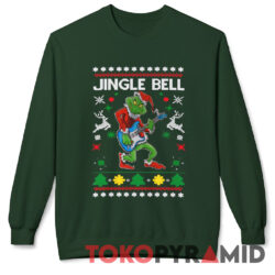 Rare Vintage Jingle Bell The Grinch Guitar Christmas Ugly Shirt
