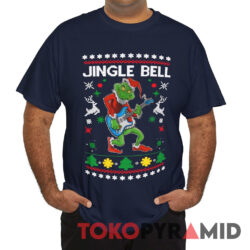 Rare Vintage Jingle Bell The Grinch Guitar Christmas Ugly Tee