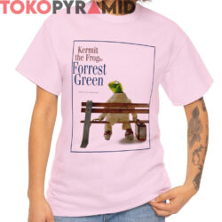 Rare Vintage Kermit The Frog Forrest Green Shirt