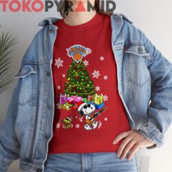 Rare Vintage Knicks Snoopy Woodstock Christmas