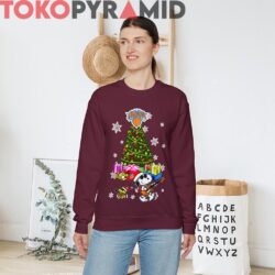 Rare Vintage Knicks Snoopy Woodstock Christmas Sweatshirt 3 Rare Vintage Knicks Snoopy Woodstock Christmas