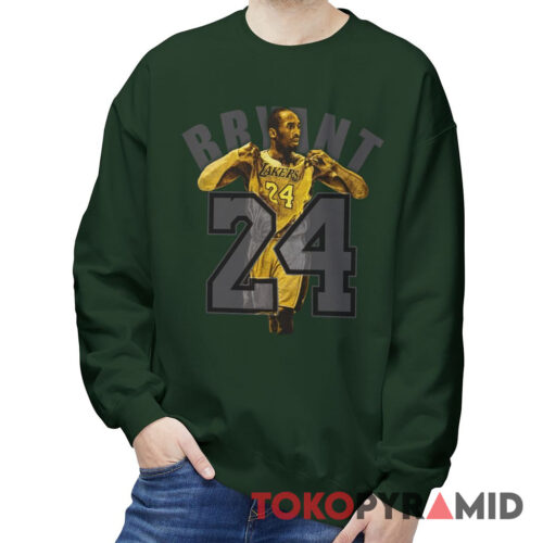 Rare Vintage Kobe Bryant Black Mamba 24 Los Angeles Lakers Sweatshirt