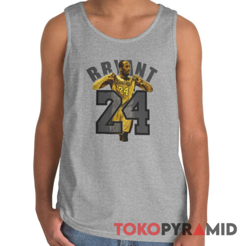 Rare Vintage Kobe Bryant Black Mamba 24 Los Angeles Lakers Tank Top