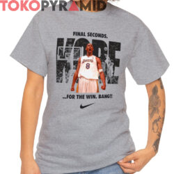 Rare Vintage Kobe Bryant Final Second For The Win Shirt