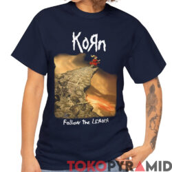 Korn \"Follow the Leader\" ヴィンテージ Tシャツ Vintage 1998 Korn Follow The Leader T-Shirt Band Concert CD