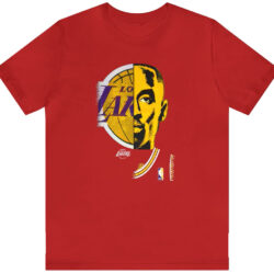 Rare Vintage LA Lakers Kobe Bryant Majestic Half Lakers Half Kobe Tee 5 Rare Vintage LA Lakers Kobe Bryant Majestic Half Lakers Half Kobe Tee