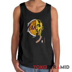 Rare Vintage LA Lakers Kobe Bryant Majestic Half Lakers Half Kobe Tank Top