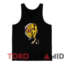 Rare Vintage LA Lakers Kobe Bryant Majestic Half Lakers Half Kobe Tee 4 Rare Vintage LA Lakers Kobe Bryant Majestic Half Lakers Half Kobe Tee Black Tanktop