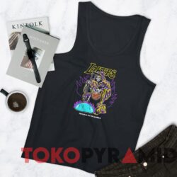 Rare Vintage LA Lakers Warren Lotas Trouble In The Bubble Tee 3 Rare Vintage LA Lakers Warren Lotas Trouble In The Bubble Tee Black Tanktop