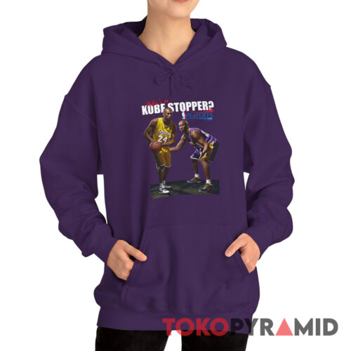 Rare Vintage LA Lakers Who's a Kobe Stopper 2009 Playoffs Hoodie