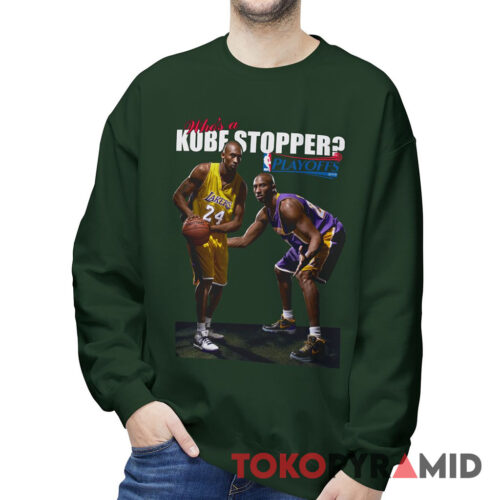 Rare Vintage LA Lakers Who's a Kobe Stopper 2009 Playoffs Sweatshirt