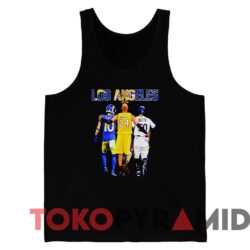 Rare Vintage LA Rams Cooper Kupp X Lakers Kobe Bryant X Dodgers Mookie Betts Tee Black Tanktop
