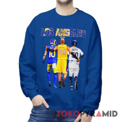 Rare Vintage LA Rams Cooper Kupp x Lakers Kobe Bryant x Dodgers Mookie Betts Sweatshirt