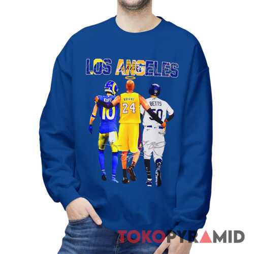 Rare Vintage LA Rams Cooper Kupp x Lakers Kobe Bryant x Dodgers Mookie Betts Sweatshirt