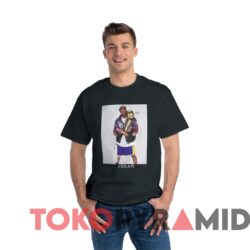 Rare Vintage Lakers Goat Kobe Bryant X5 Champions Trophy Photo Tee Black T shirt
